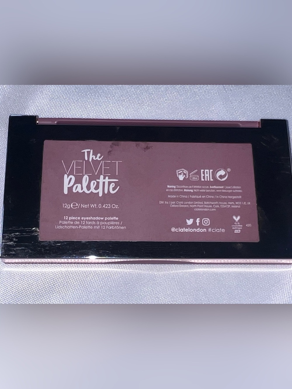 Ciaté London The Velvet Palette 12 Pan Eyeshadow Palette - Picture 10 of 10